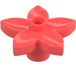 Duplo Coral Flor con 5 Angular Pétalos (6510 / 52639)