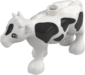 Duplo Cow med Sort Patches (37184)