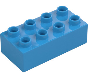 Duplo Dark Azure Brick 2 x 4 (3011 / 31459)