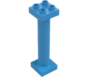 Duplo Dark Azure Column 2 x 2 x 6 (57888 / 98457)