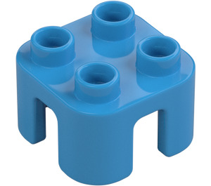 Duplo Dark Azure Stool (65273)