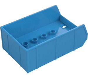 Duplo Donker azuurblauw Aanhangwagen Truck Body (13607)