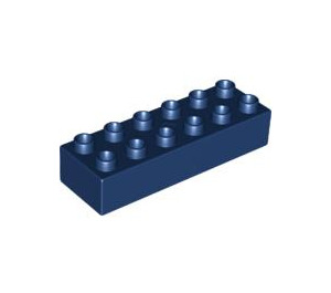 Duplo Dark Blue Brick 2 x 6 (2300)