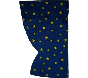 Duplo Dark Blue Curtain Right (62665)