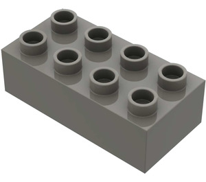 Duplo Dark Gray Brick 2 x 4 (3011 / 31459)