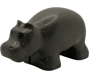 Duplo Dunkelgrau Hippo Baby (51671)
