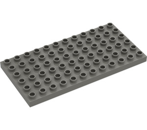 Duplo Dunkelgrau Platte 6 x 12 (4196 / 18921)