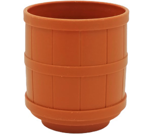 Duplo Dark Orange Barrel (31180)