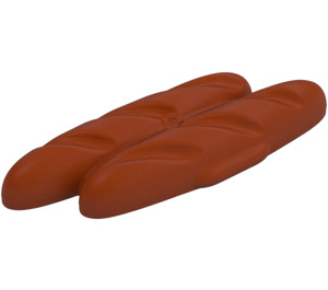 Duplo Dark Orange Bread Loaves (Long Side Sections) (13247 / 60773)