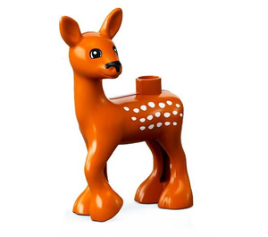 Duplo Mørk oransje Deer Kvinne (19038)