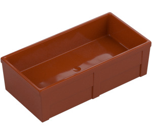 Duplo Tummanoranssi Feeding Trough (61896)