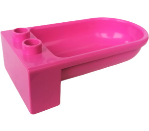 Duplo Dark Pink Bath Tub (4893)