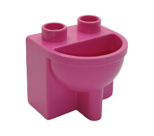 Duplo Mørk rosa Bathroom Sink (4892 / 21990)