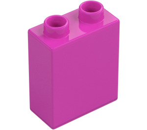 Duplo Dark Pink Brick 1 x 2 x 2 (4066 / 76371)