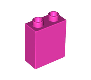 Duplo Dark Pink Brick 1 x 2 x 2 (4066 / 76371)