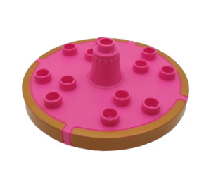 Duplo Dark Pink Carrousel with Gold (48247)