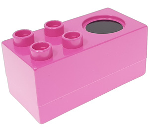 Duplo Tmavě růžová Cooker s Hotplate (6472)