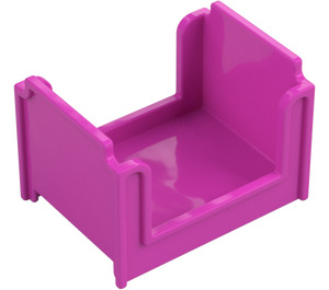 Duplo Dunkles Pink Cot (4886)