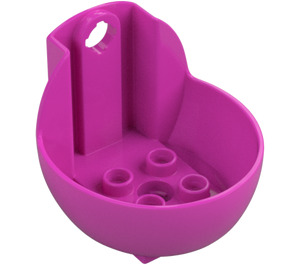 Duplo Dark Pink Gondola with Rotation Pin (29306)