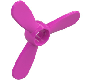 Duplo Donkerroze Propeller met 3 Messen (15211)