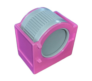 Duplo Rosa scuro Washing Machine senza Porta