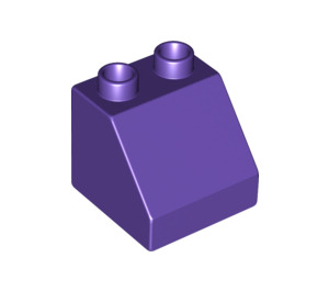 Duplo Violet foncé Pente 2 x 2 x 1.5 (45°) (6474 / 67199)