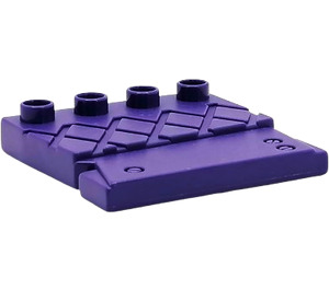 Duplo Dark Purple Staircase Step (44611)