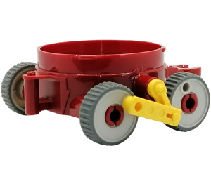 Duplo Dark Red Gym Cart Base