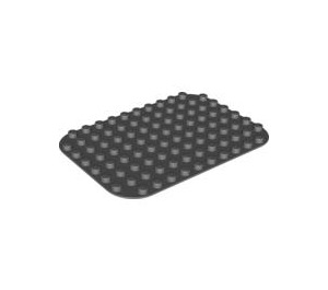 Duplo Dark Stone Gray Baseplate 8 x 12 (31043)