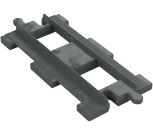 Duplo Dark Stone Gray Rail Straight (6377 / 31463)