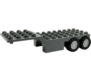 Duplo Dark Stone Gray Truck Trailer 4 x 13 x 2 (47411 / 89861)