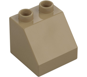 Duplo Tmavě žlutohnědá Sklon 2 x 2 x 1.5 (45°) (6474 / 67199)