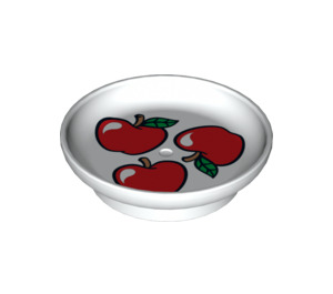 Duplo Dish with 3 red apples (31333 / 72209)