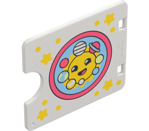 Duplo Puerta 3 x 4 con Cut Out con Smiling Burbuja (27382 / 104035)