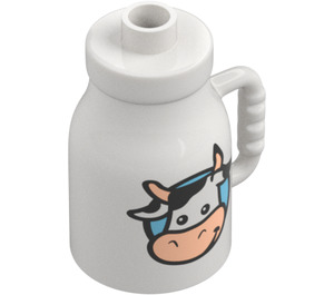 Duplo Duplo Bottle with Handle with Cow Decoration (35092 / 36986)