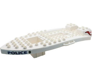 Duplo Duplo Police Boat 12 x 22 x 4 hull top (59189)