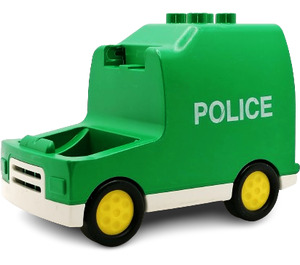 Duplo Duplo Van with "Police" and White Wheels