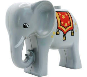 Duplo Elephant med Teppe og Stjerner (87553)