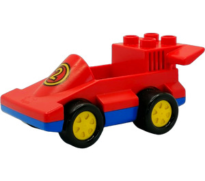 Duplo F1 car with "2" (74563)