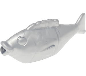 Duplo Flat Silver Fish with Thick Tail (15719)