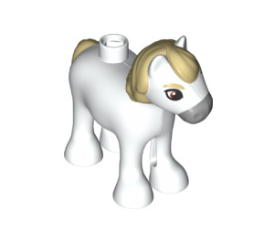 Duplo Foal with Tan Hair (36969)