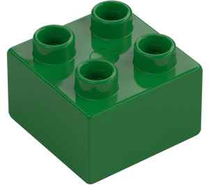 Duplo Verde Mattoncino 2 x 2 (3437 / 89461)