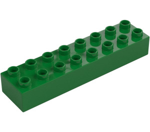 Duplo Green Brick 2 x 8 (4199)