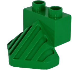 Duplo Zielony Cow-catcher (4550)