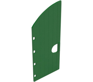 Duplo Zelená Dveře Wood 4 x 7 s 4 Hinges (66820 / 98239)