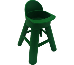 Duplo Green High Chair (31314)