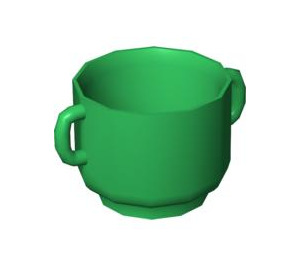 Duplo Green Pot with Loop Handles (31330)