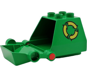 Duplo Groen Recycling Container (2247)
