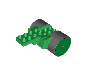 Duplo Green Roley Chassis (42249 / 42250)