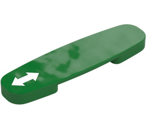 Duplo Green Track Connector with Two-Way Arrow (35962 / 38506)